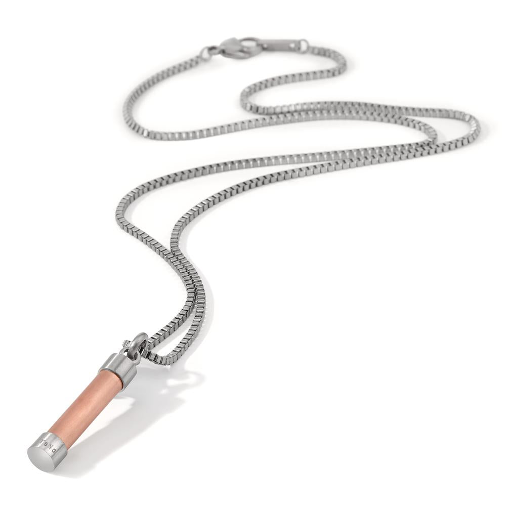 Signature Kette Pendulum Bicolor Edelstahl Rosé