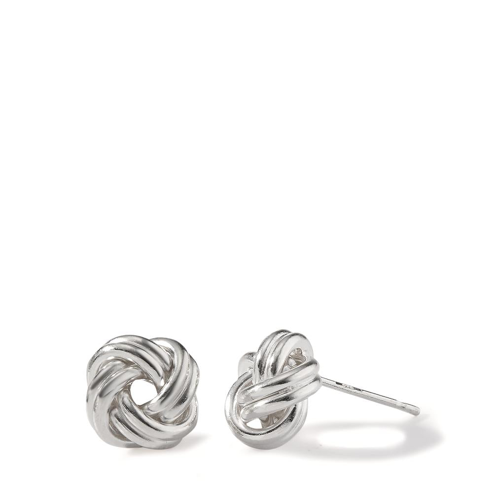 Clous d'oreilles Argent Nœud Ø10 mm