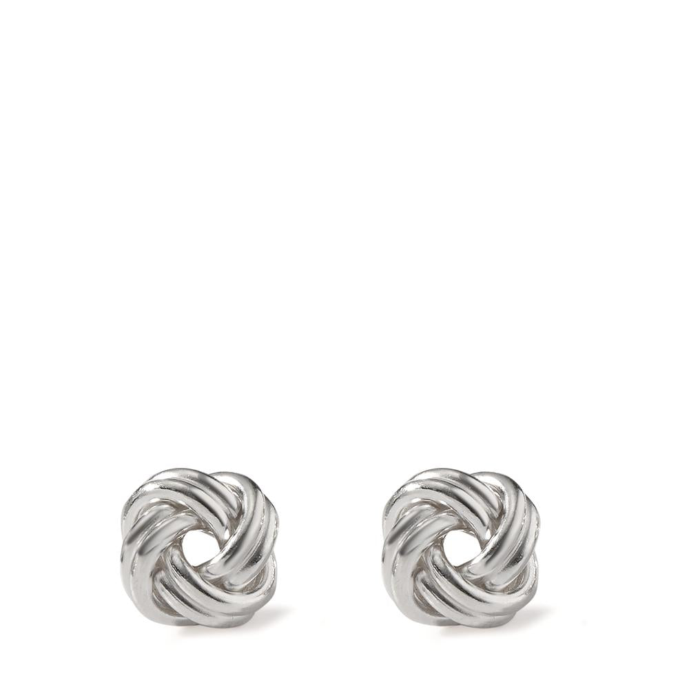 Clous d'oreilles Argent Nœud Ø10 mm