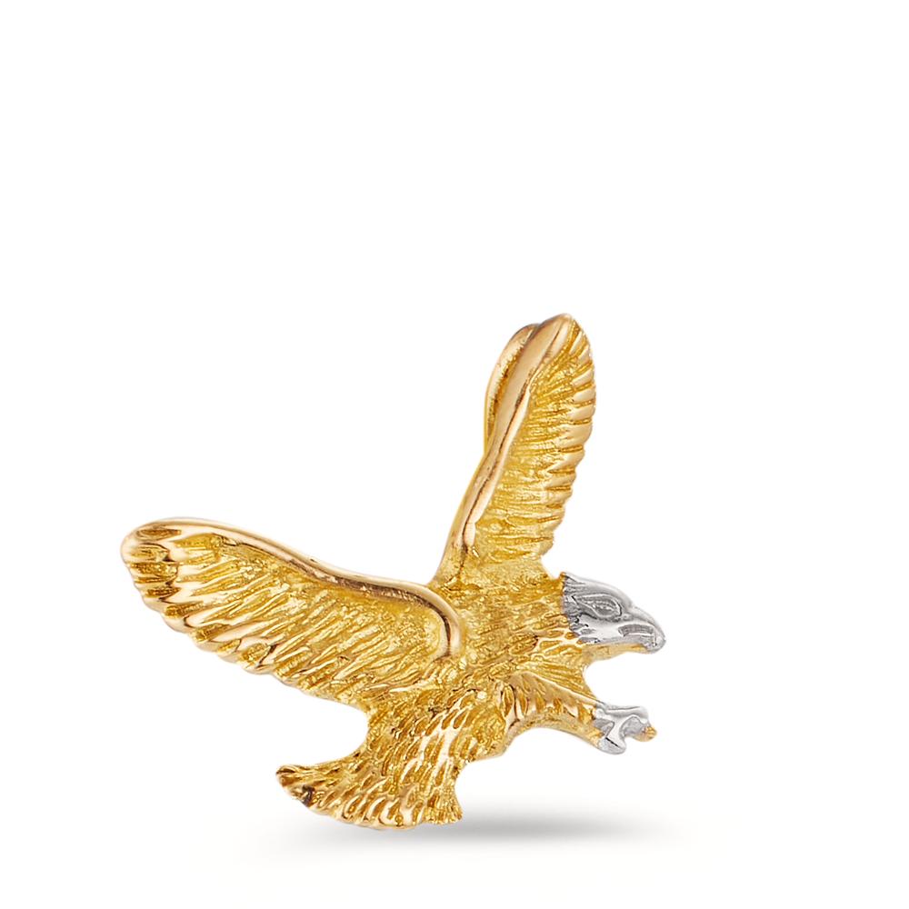 Pendentif Or jaune 18K Bicolore Aigle