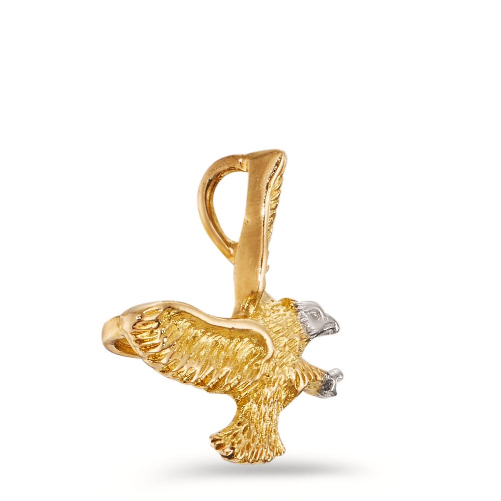 Pendentif Or jaune 18K Bicolore Aigle