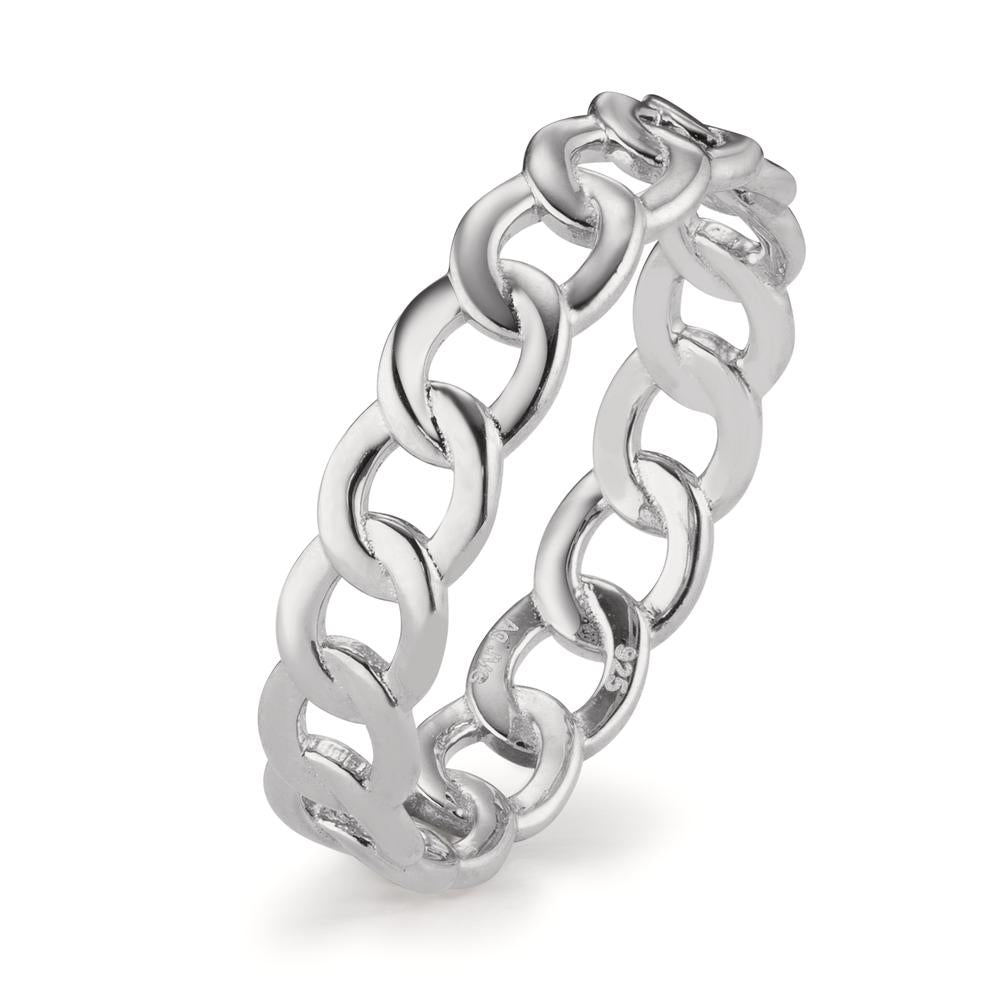 Fingerring Silber rhodiniert