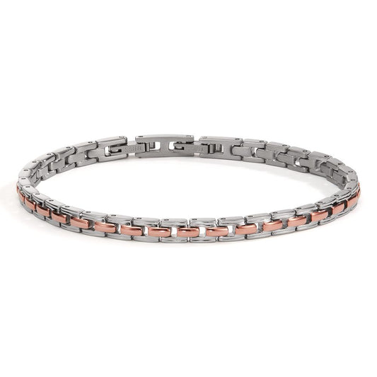 Bracelet Acier inoxydable rosé PVD 18.5-21 cm