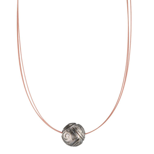 Collier Roestvrijstaal IP-gecoat Tahiti Parel 42 cm