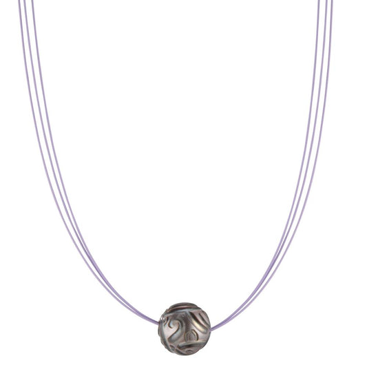 Collier Roestvrijstaal IP-gecoat Tahiti Parel 42 cm