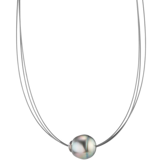 Collier Roestvrijstaal Tahiti Parel 42 cm