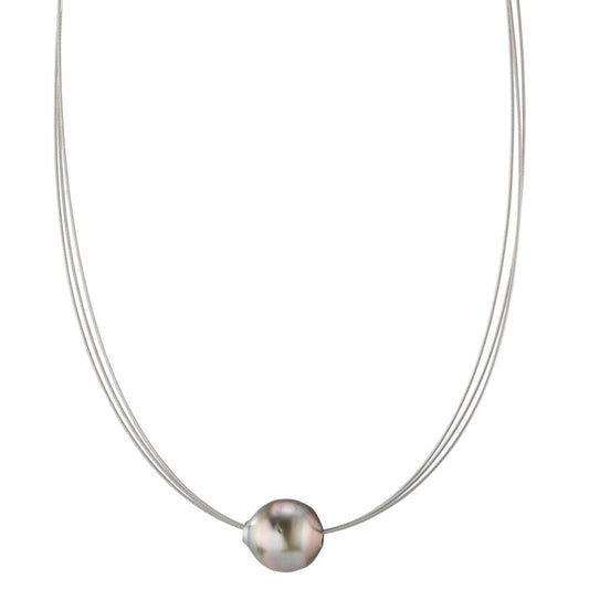 Collier Roestvrijstaal Tahiti Parel 42 cm