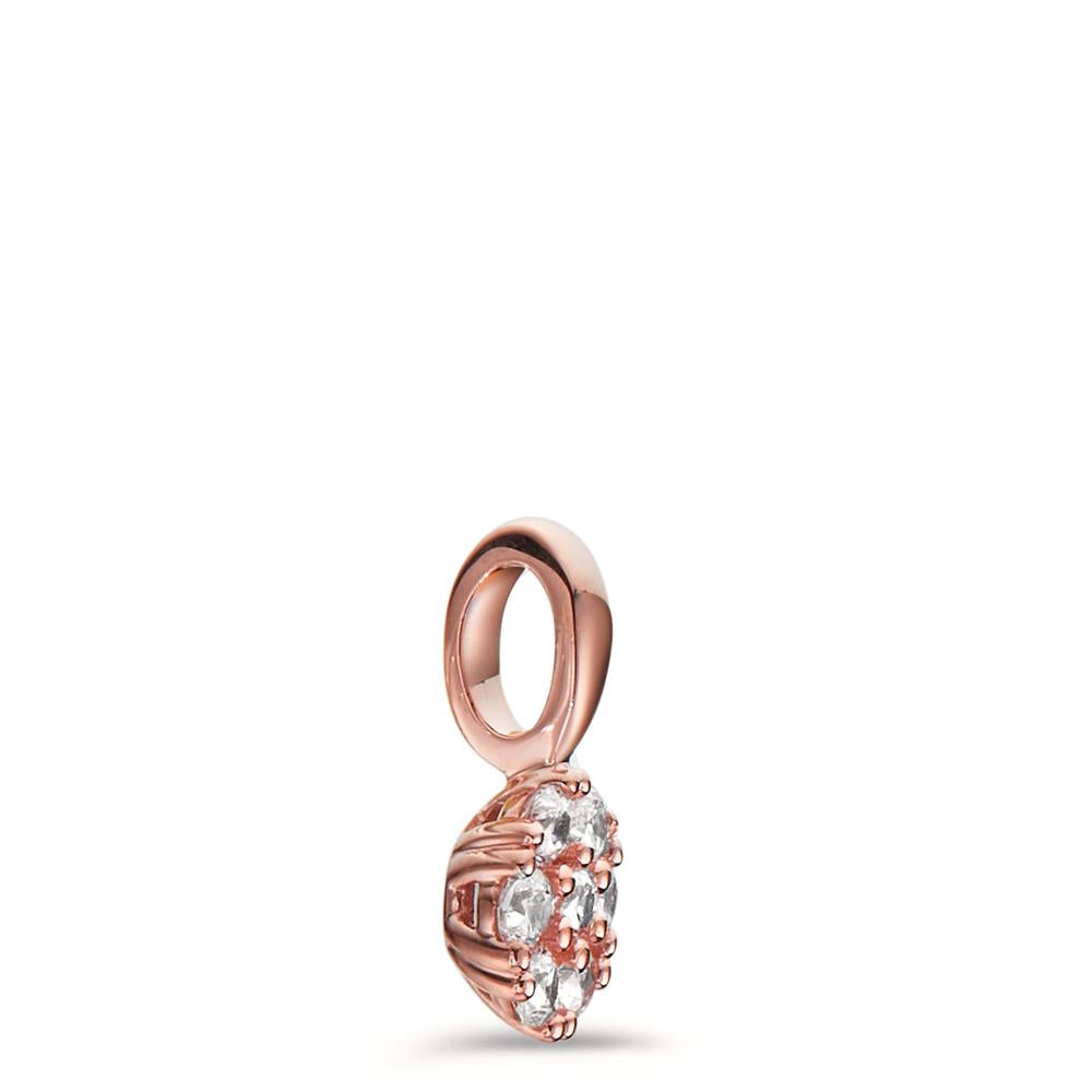 Anhänger 375/9 K Rosegold Zirkonia 7 Steine Ø5.5 mm