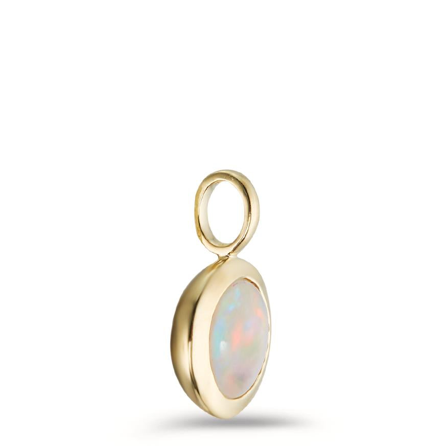 Anhänger 375/9 K Gelbgold Opal Ø8 mm