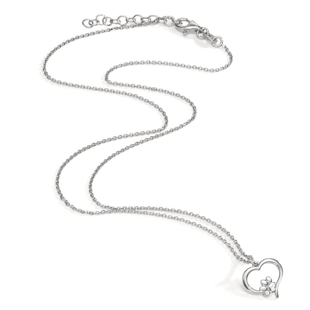 Collier Argent Rhodié Patte 42-45 cm