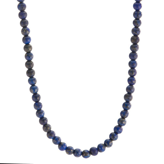 Collier Roestvrijstaal Lapis Lazuli 42-45 cm Ø4 mm