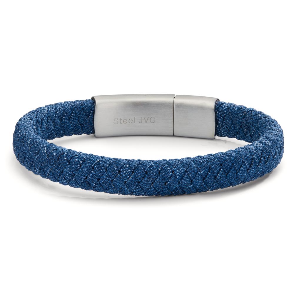 Armband Roestvrijstaal, Textiel 21.5 cm