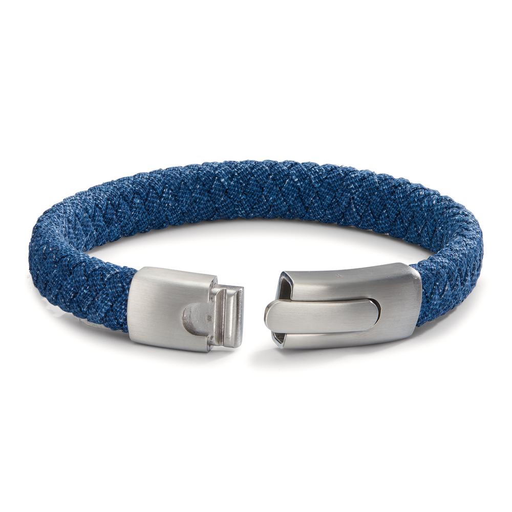 Armband Roestvrijstaal, Textiel 21.5 cm