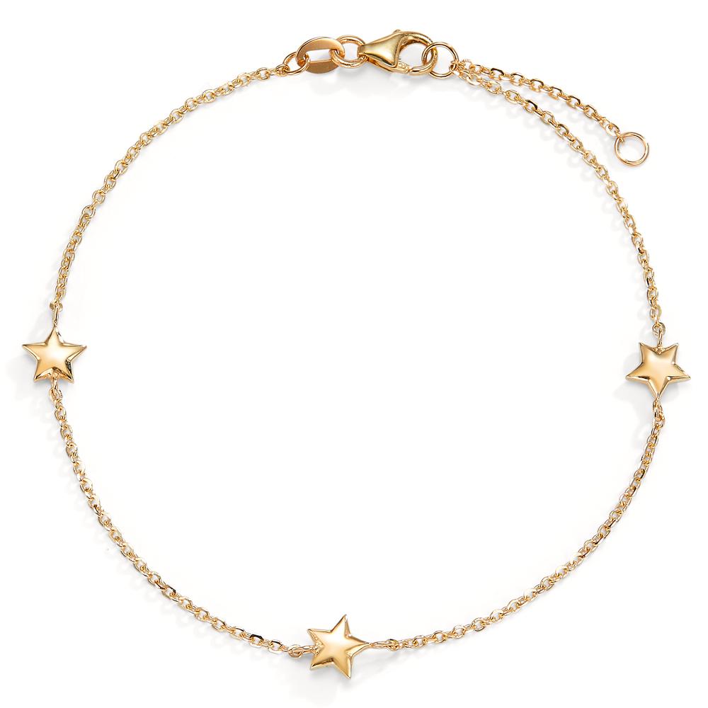 Armband 585/14K geel goud Ster 17-19 cm