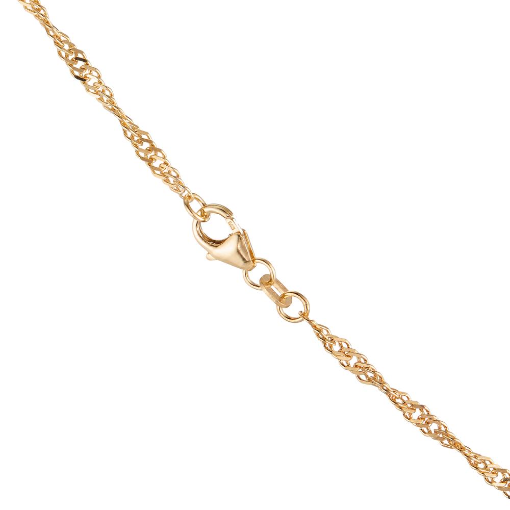 Collier 585/14 krt geel goud 42 cm Ø2.4 mm