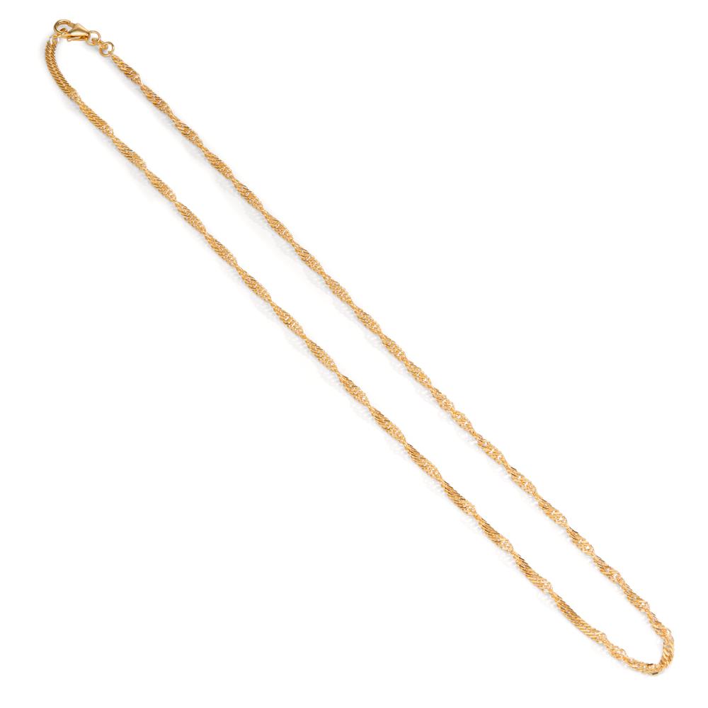 Collier 585/14 krt geel goud 42 cm Ø2.4 mm