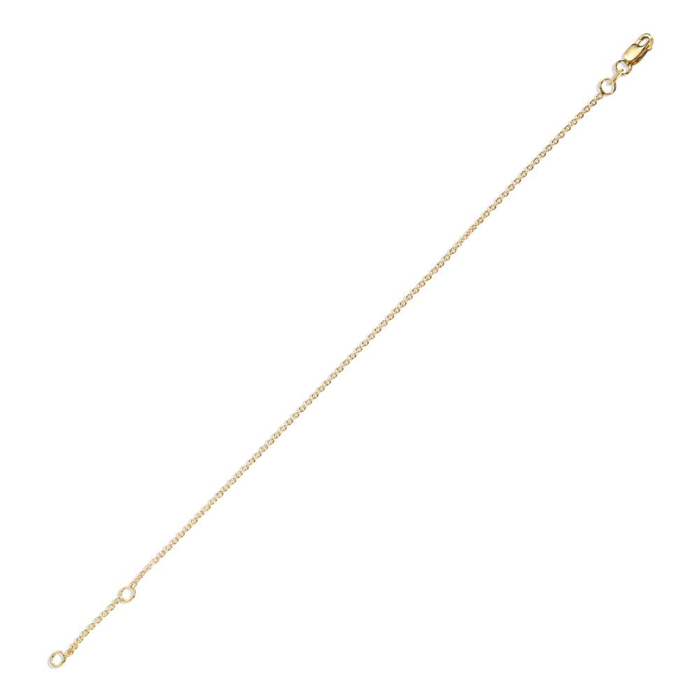 Armband 375/9 krt geel goud 16-18 cm