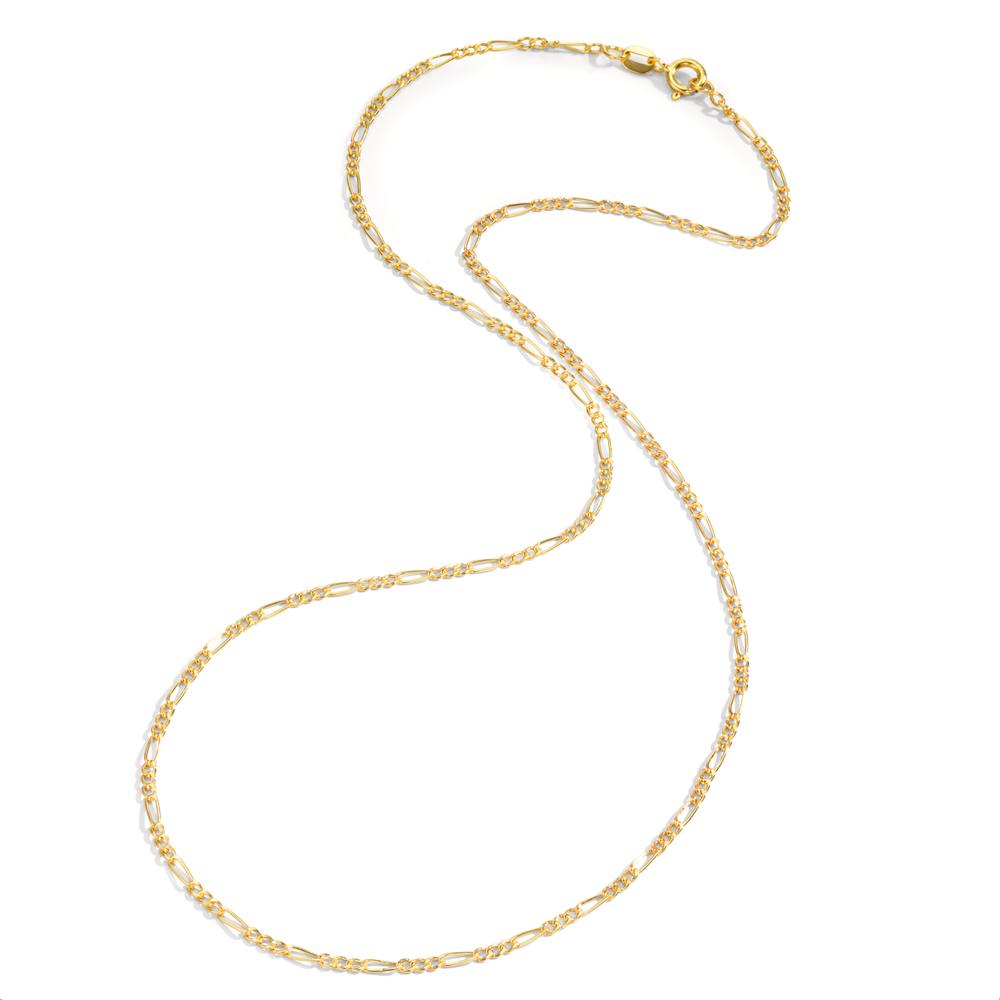 Collier 585/14 krt geel goud 42 cm