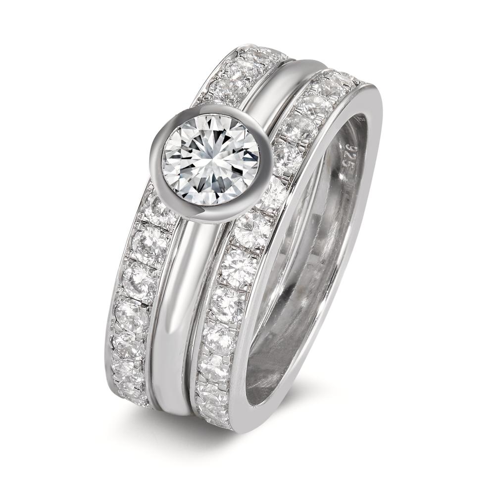 Bague Argent Zircone