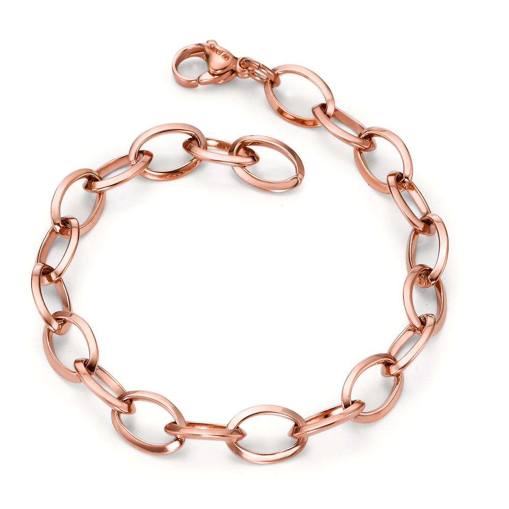 Bracelet Acier inoxydable rosé PVD 21 cm