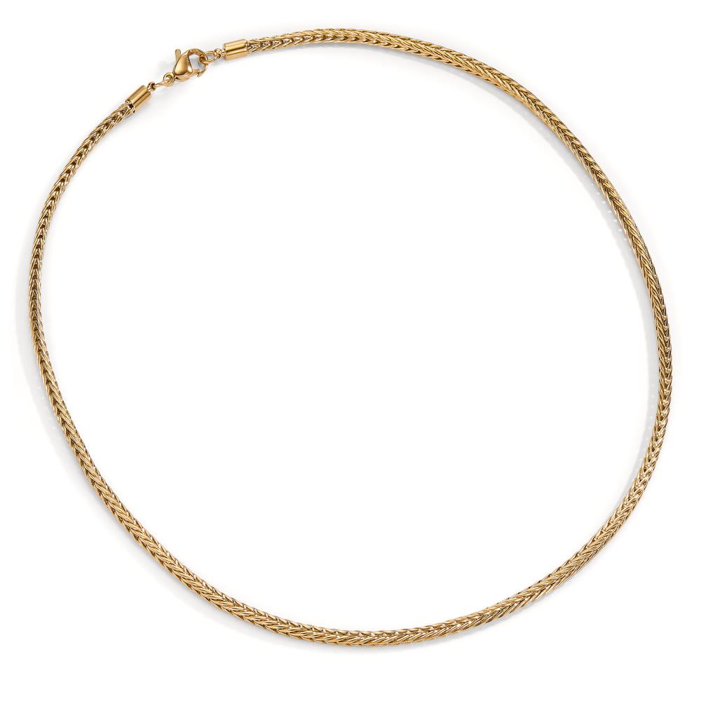 Collier Roestvrijstaal Geel IP-gecoat 42 cm Ø2.5 mm