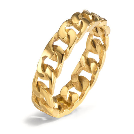 Bague Acier inoxydable jaune PVD