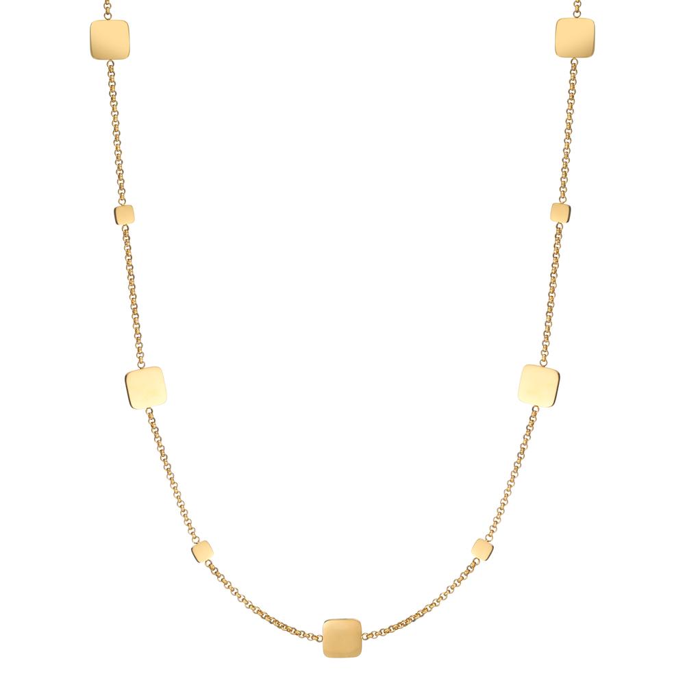 Collier Roestvrijstaal Geel IP-gecoat 90 cm