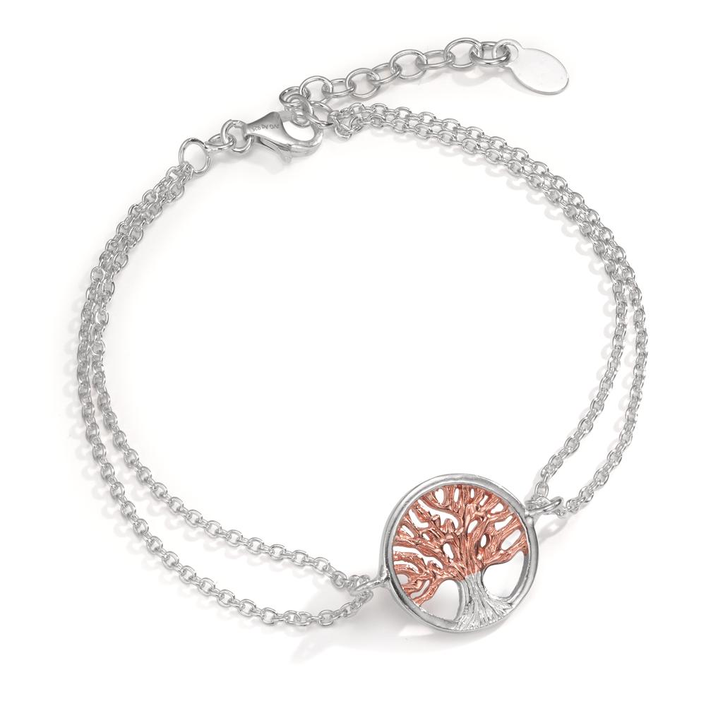 Armband Zilver Rosé Bi-color 17-20 cm