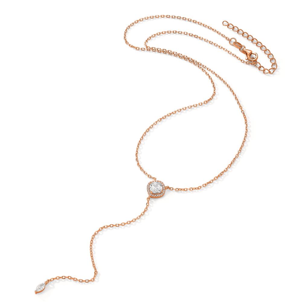 Collier Argent rosé Plaqué or 42-47 cm