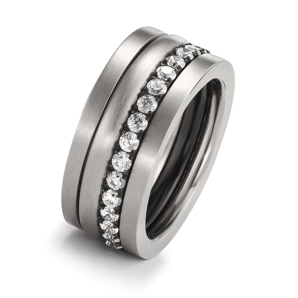 Ringset 4-teilig mit Zirkonia