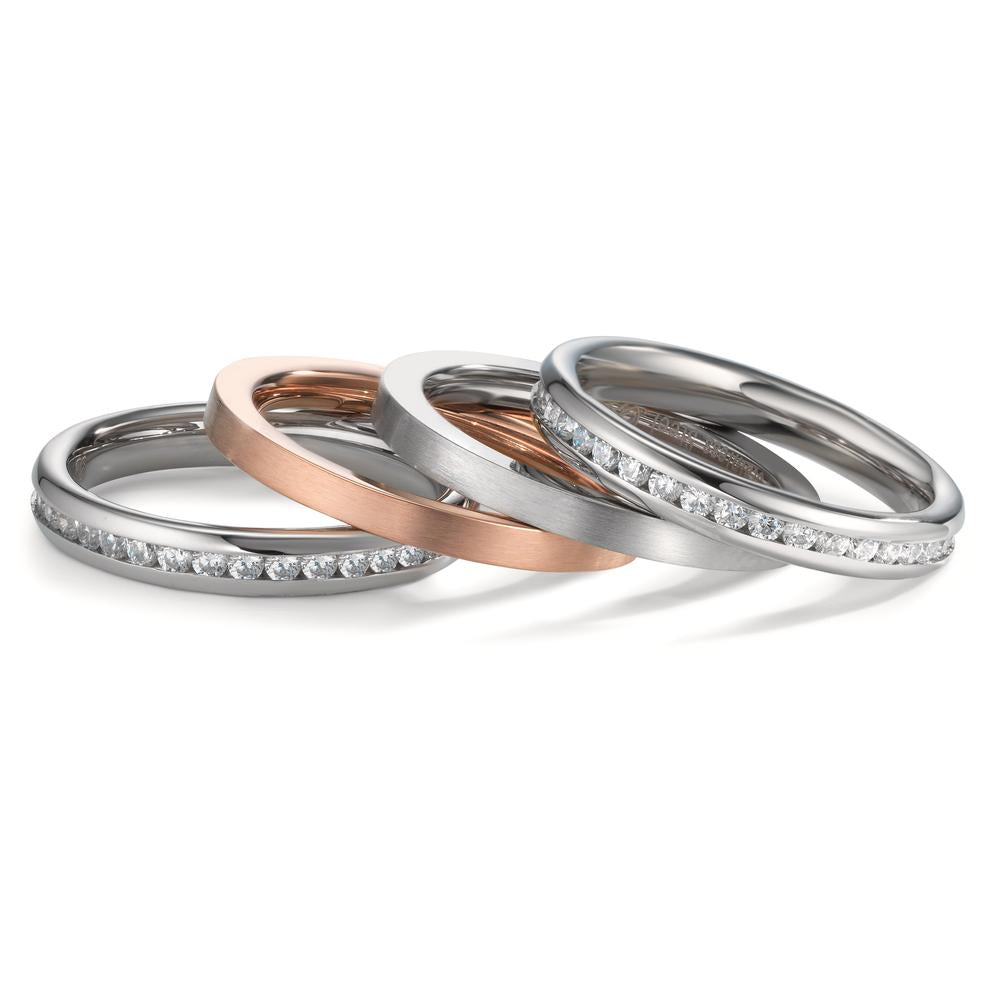 Ringset 4-teilig mit Zirkonia