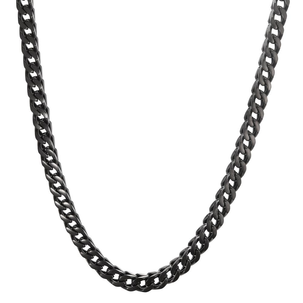 Collier Roestvrijstaal Zwart IP-gecoat 50 cm