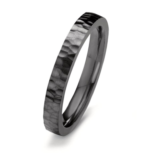 Bague à superposer Acier inoxydable noir PVD