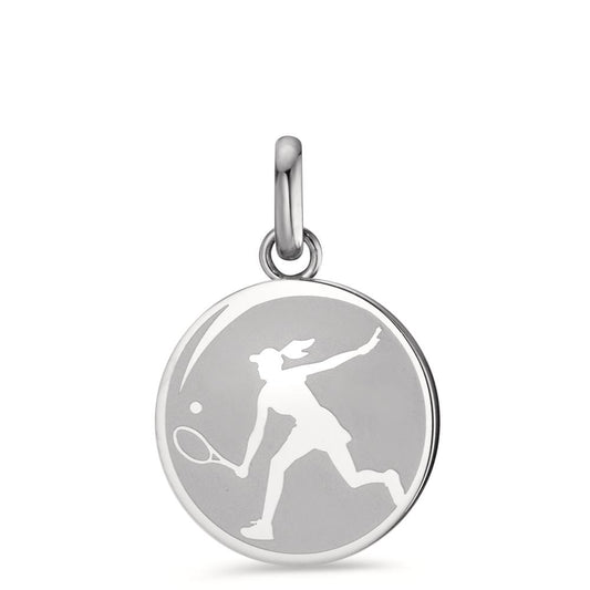 Pendentif Acier inoxydable Tennis Ø18 mm