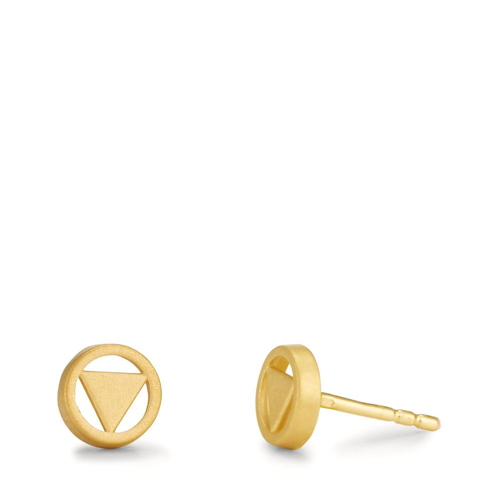 Clous d'oreilles Or jaune 18K Ø6 mm