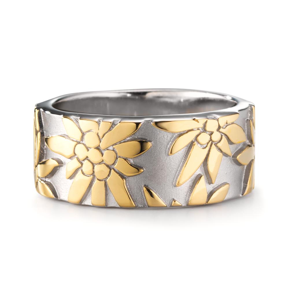 Ring Zilver bi-color Gerhodineerd Edelweiss