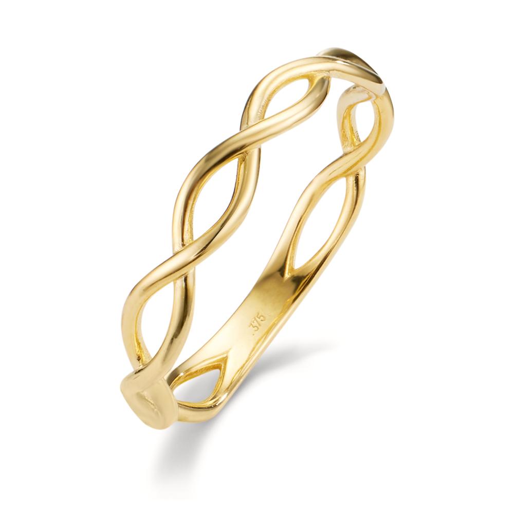 Bague Or jaune 9K Infini