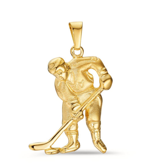 Hanger 375/9 krt geel goud IJshockey