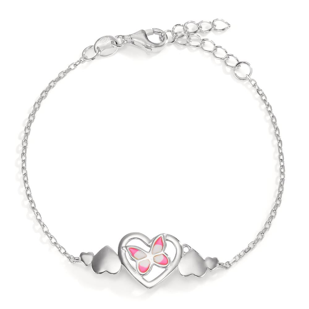 Bracelet Argent Rhodié Papillon 14-17 cm