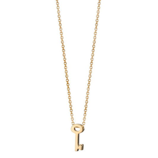 Collier 585/14K geel goud Sleutel 39-42 cm