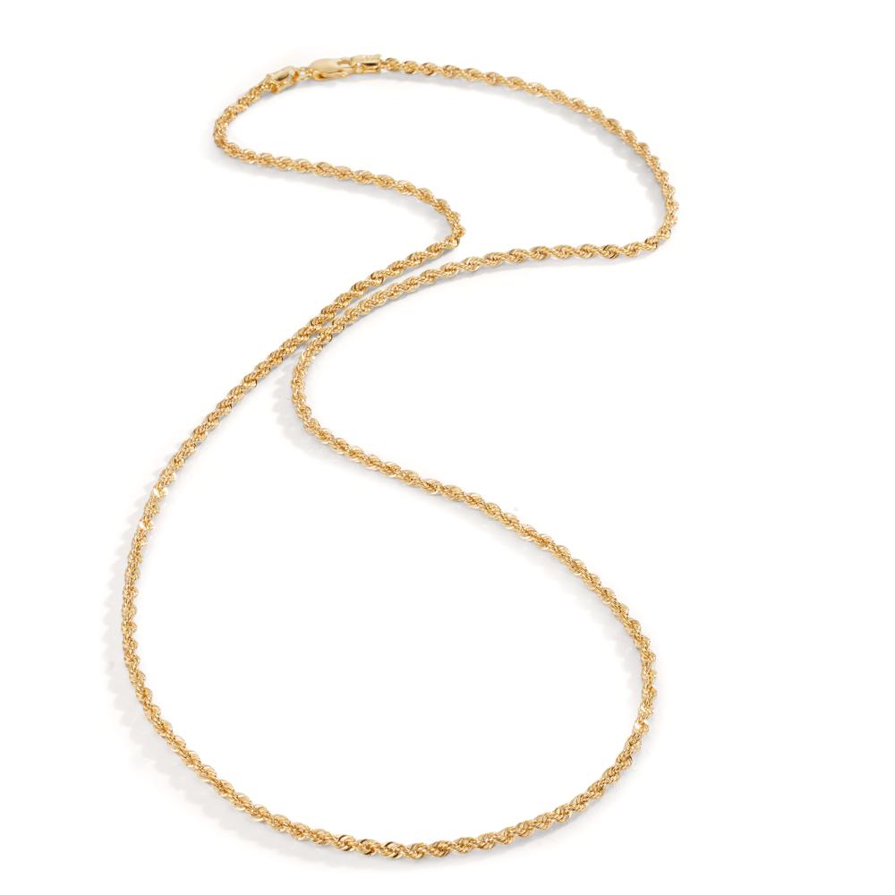 Collier 585/14K geel goud 42 cm Ø2 mm