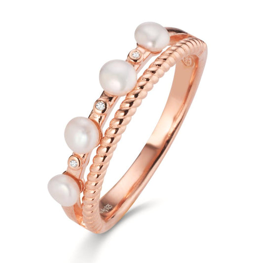 Bague Argent rosé Plaqué or