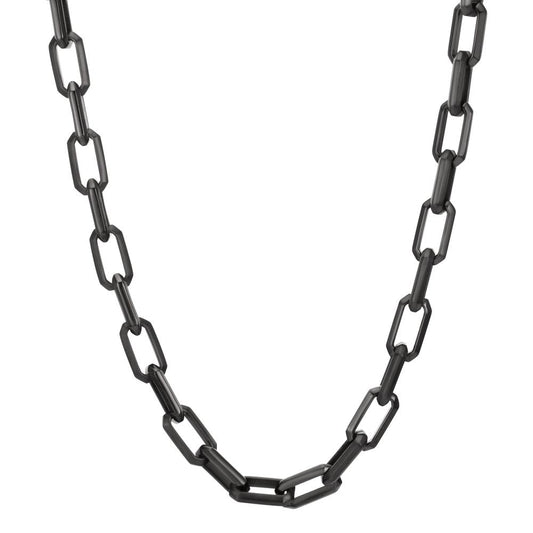 Collier Roestvrijstaal Zwart IP-gecoat 50 cm