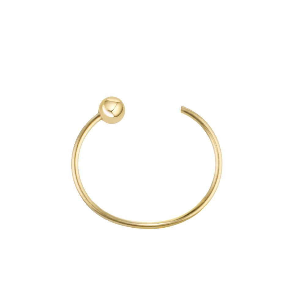 Piercing Or jaune 18K Ø9 mm