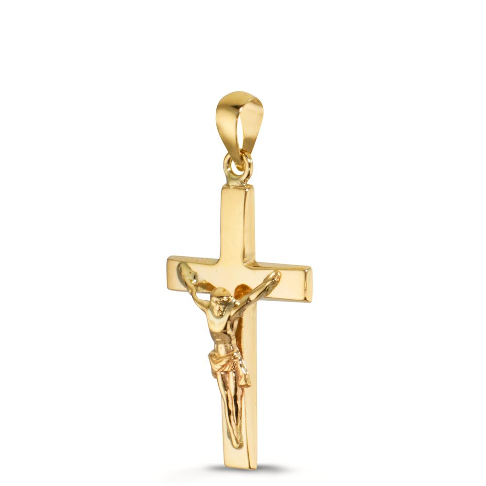 Pendentif Or jaune 9K Croix