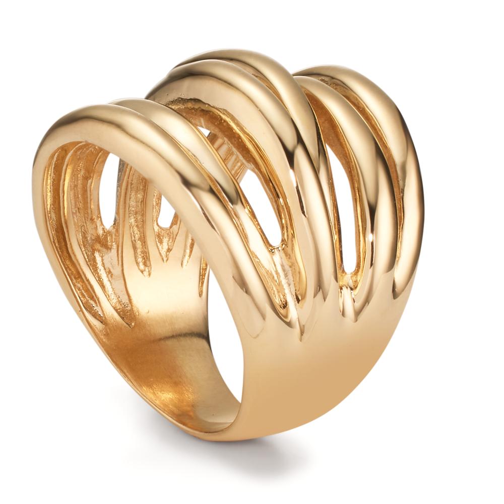 Fingerring Bronze vergoldet