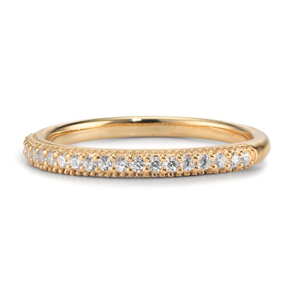 Memory ring 375/9K geel goud Zirkonia