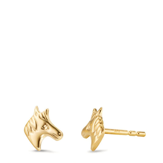 Clous d'oreilles Or jaune 9K Cheval